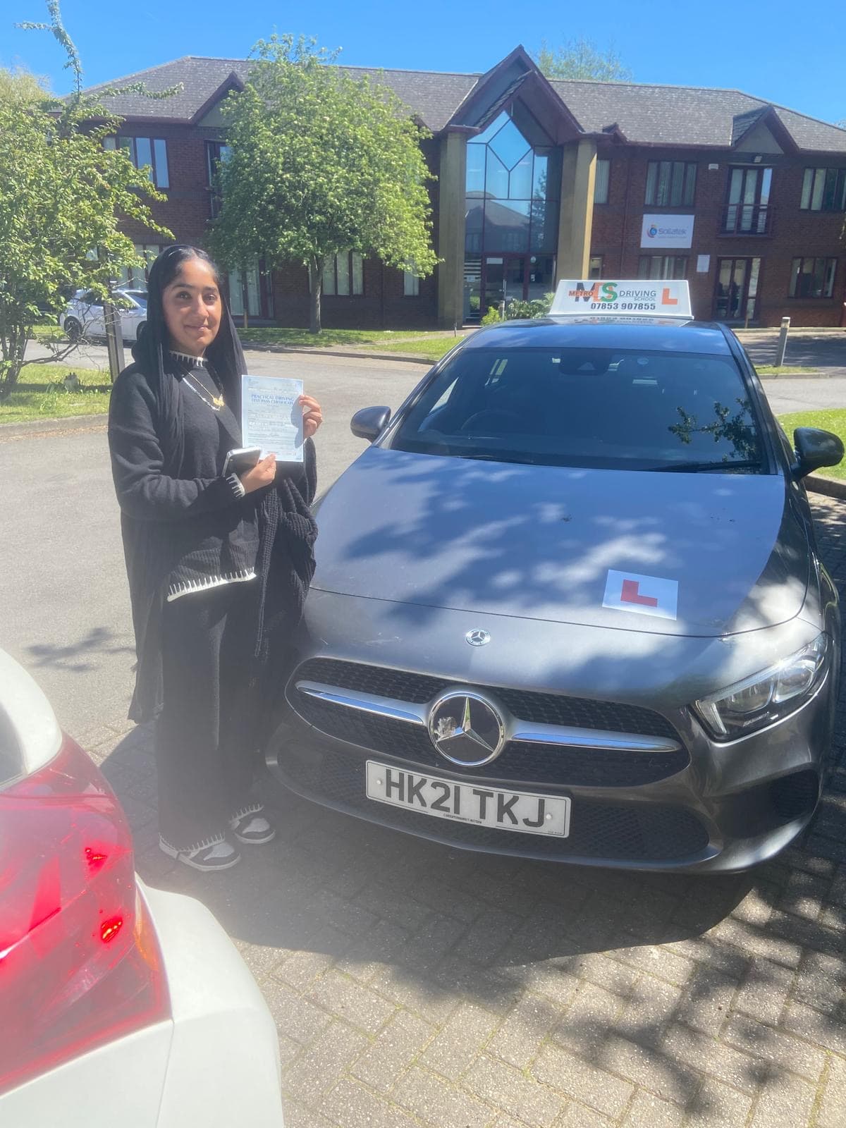 MDS Driving School student passed their driving test in Slough